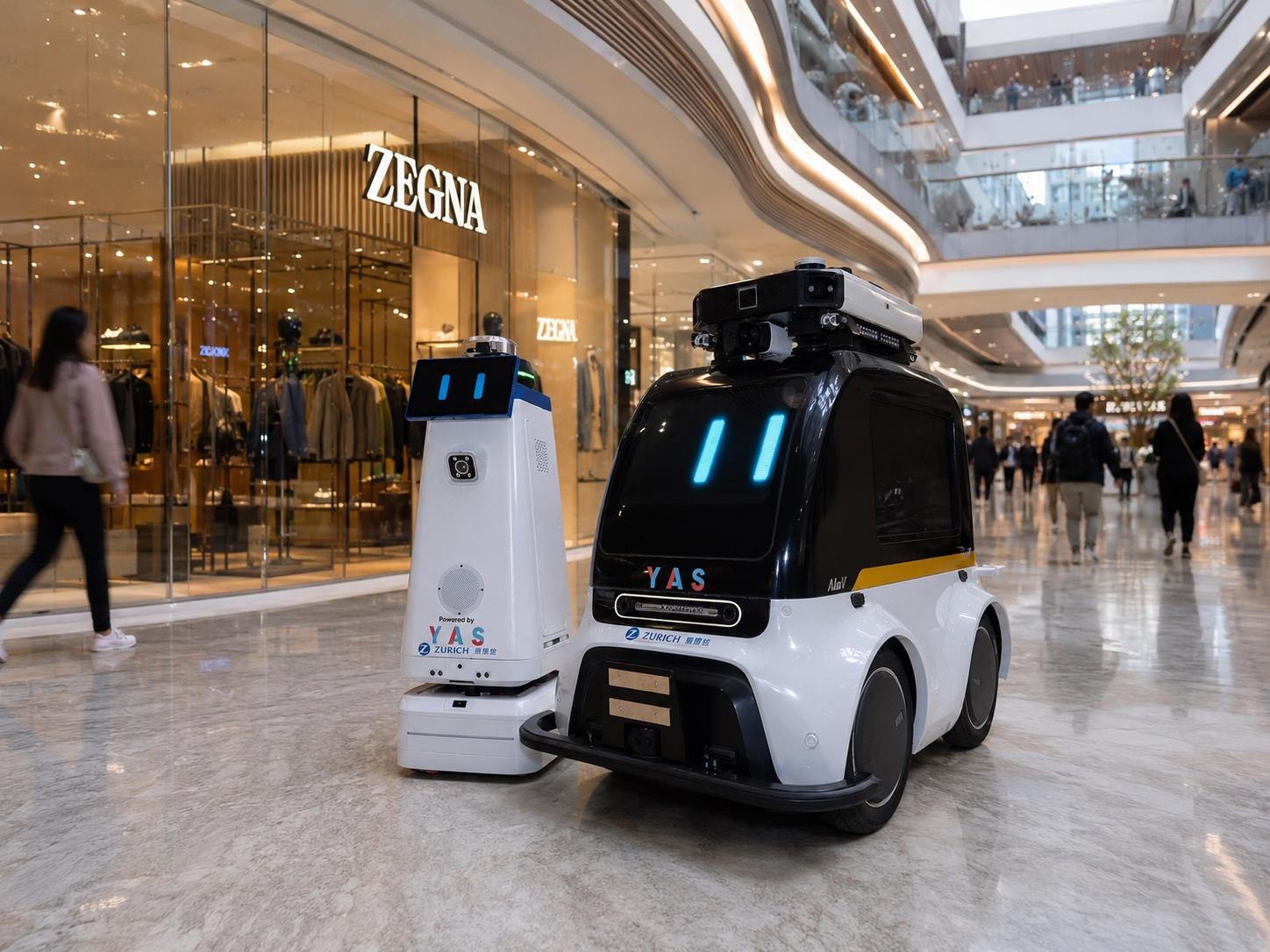 Axonex security robots