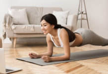 매일 5분! 허리를 고칠 때 필수 읽기: 배 감소 운동 + 다이어트 가이드.